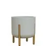 JAPI VASO CILÍNDRICO DECORE 33 OFF-WHITE - CÓDIGO 30724