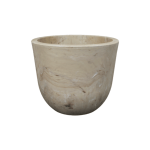 JAPI VASO CONCEPT REDONDO TRAVERTINO N1  - CÓDIGO 32175