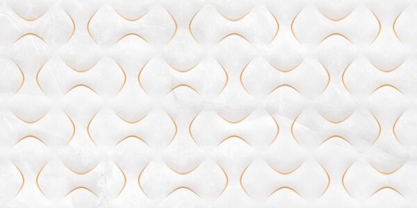 PORCELANATO DAMME ONIX BIANCO DECOR 61X120 - CÓDIGO 31647