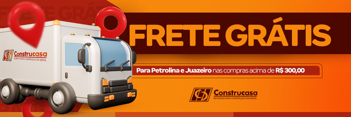 Construcasa - Banner Frete Grátis